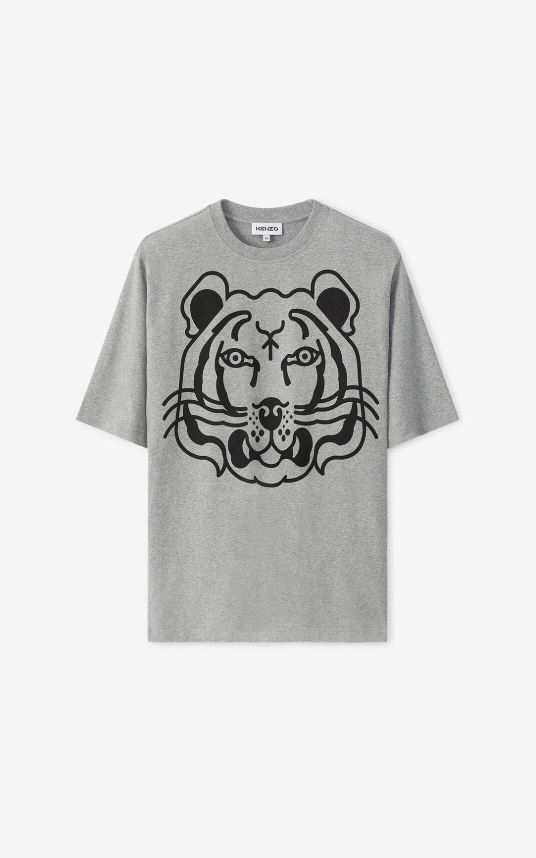 Kenzo K Tiger oversized T-shirt Heren Grijs | 97415QSWX